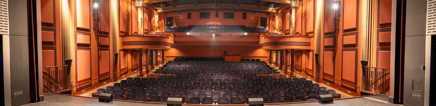 view of the theatre from the stage